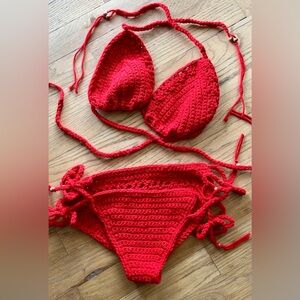 Handmade brand new crochet bikini set